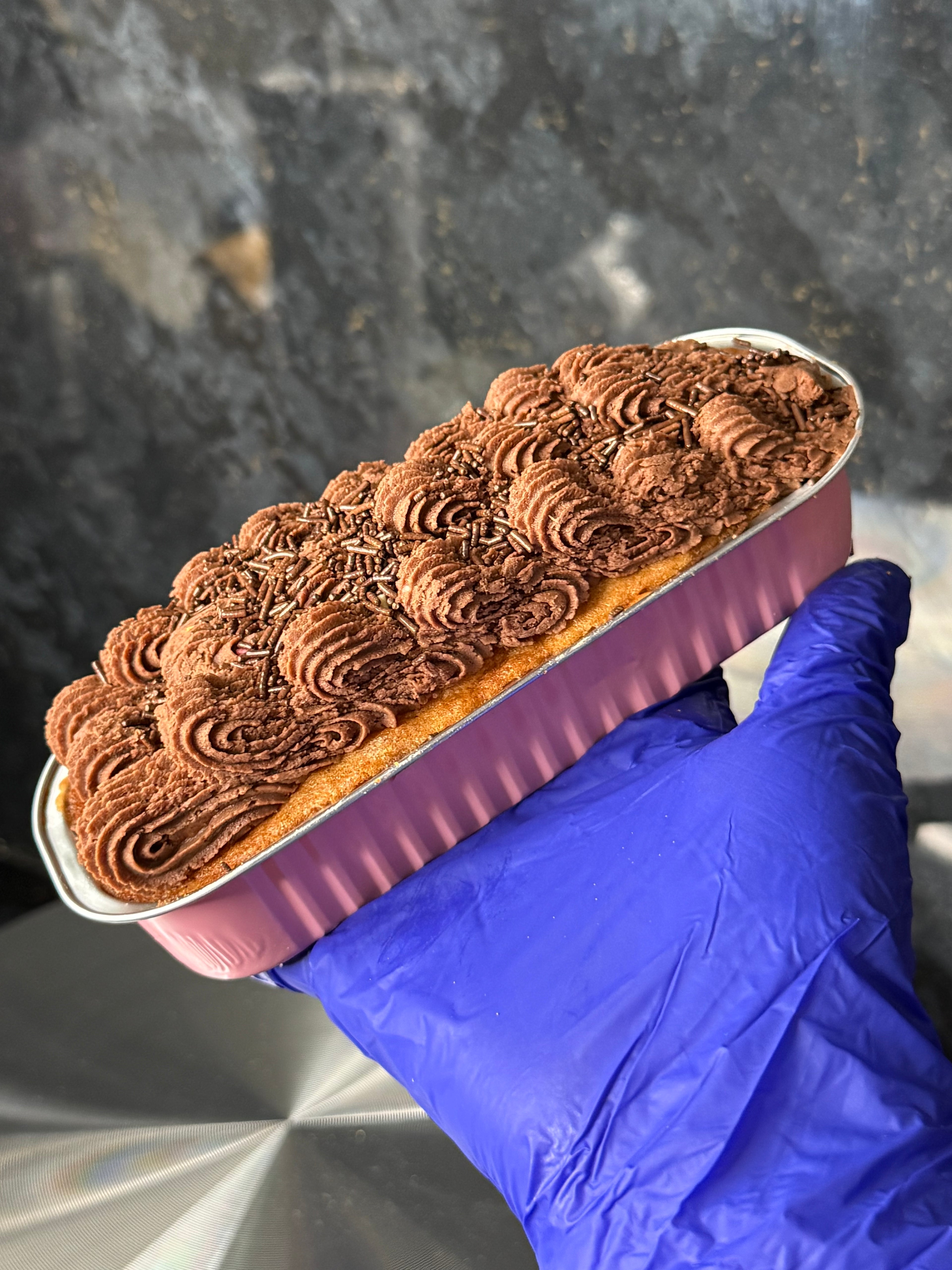 Chocolate Sprinkles Mini Traybake