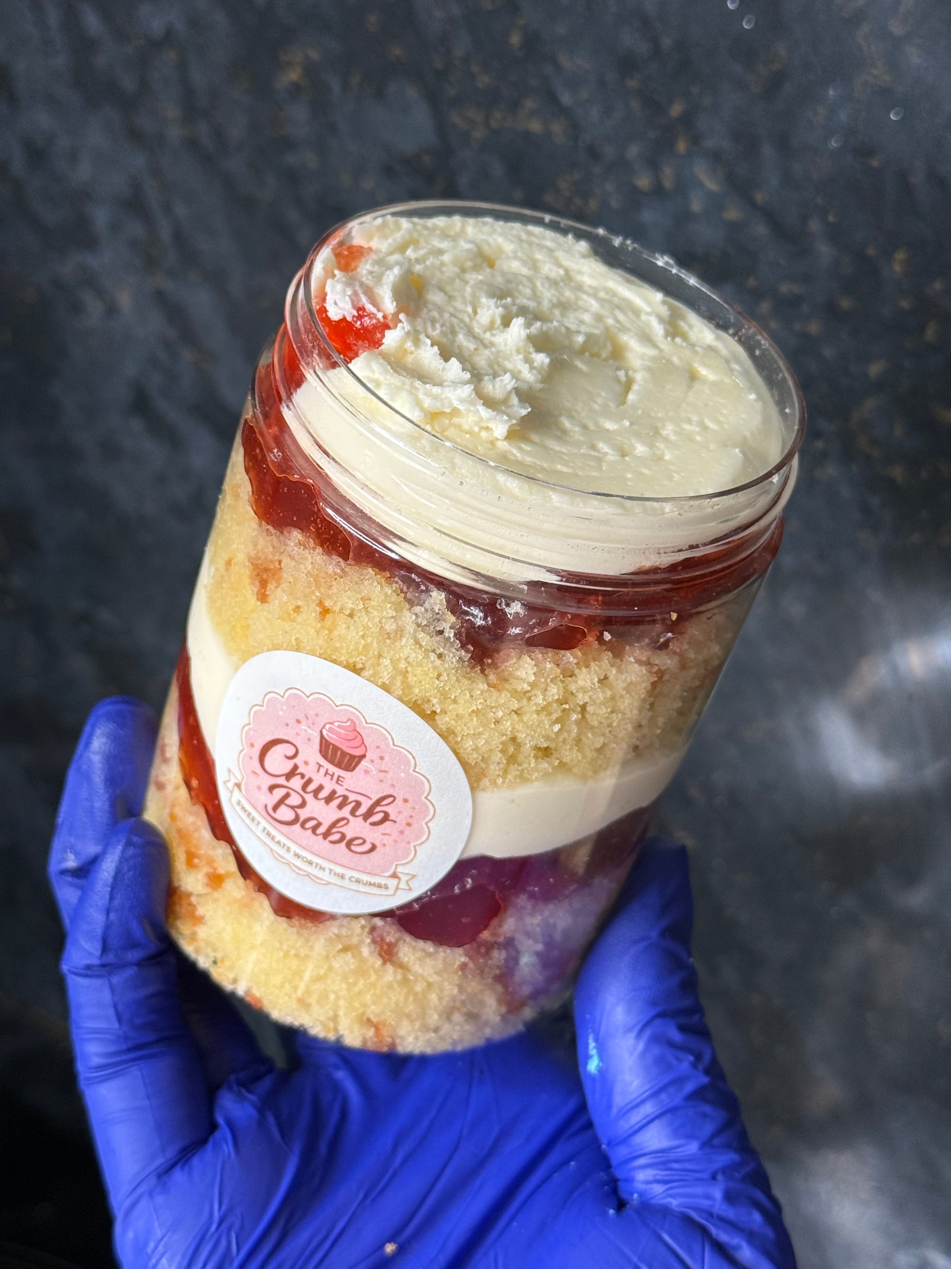 Victoria Sponge Cake Jar